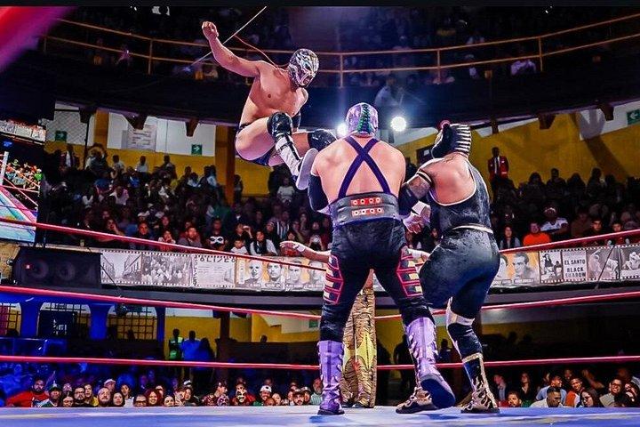 Lucha Libre Experience Transfer and Authentic Souvenir Included