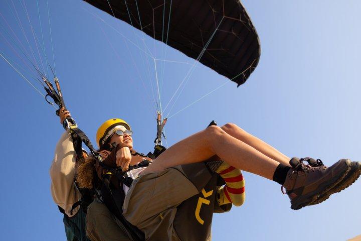 Paragliding over the Huacachina Desert
