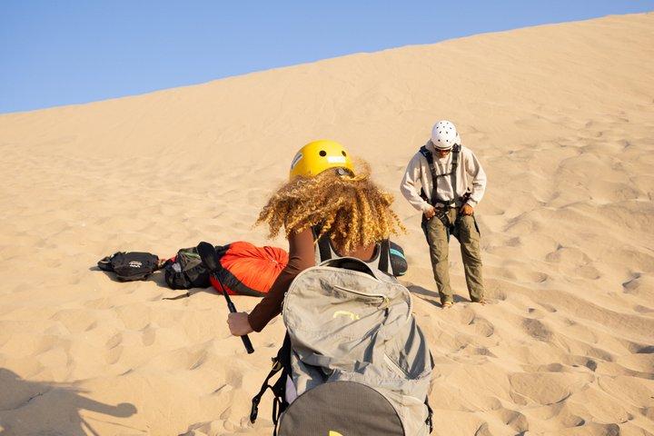 Paragliding over the Huacachina Desert