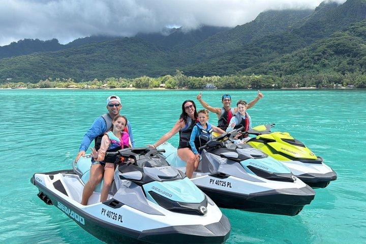 Recorrido premium de 3 horas en moto acuática para descubrir Moorea