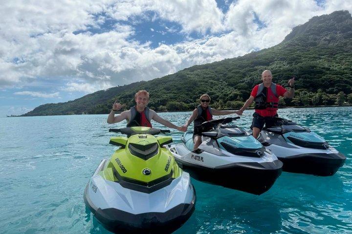 Recorrido premium de 3 horas en moto acuática para descubrir Moorea