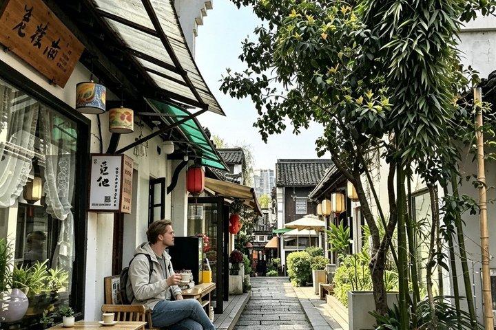 杭州は小河街への地元の工辰橋のように
