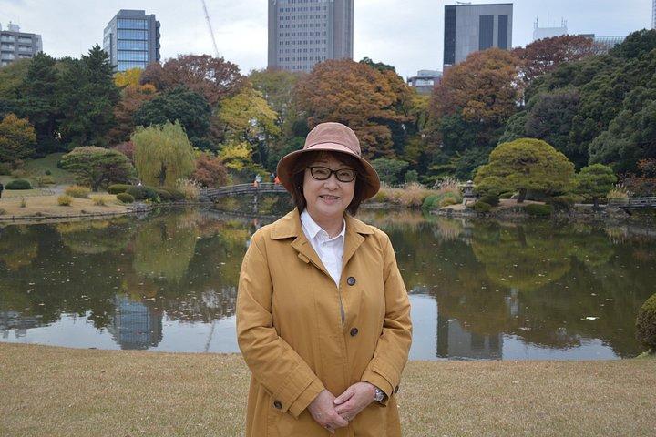 新宿御苑の紅葉散策、東京へ