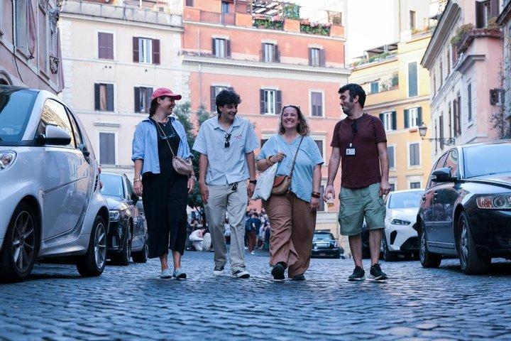Rome Colosseum: Pizza & Aperitivo Food Tour vid solnedgången