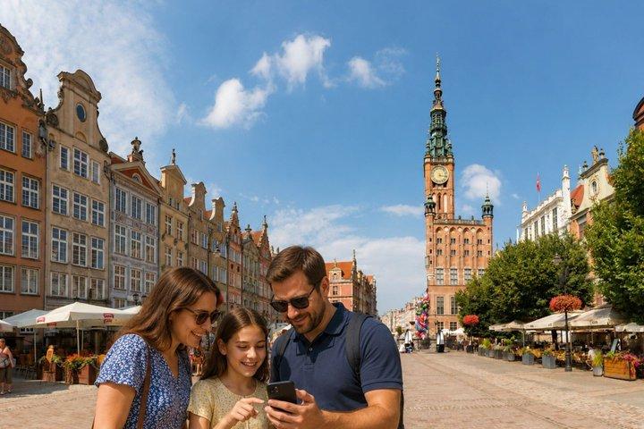 Gdansk skattjakt och höjdpunkter Självguidad vandringstur