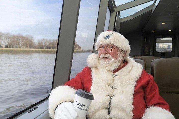 ロンドン・クリスマス・ライツ・ツアー（往復テムズ川遊覧付き）