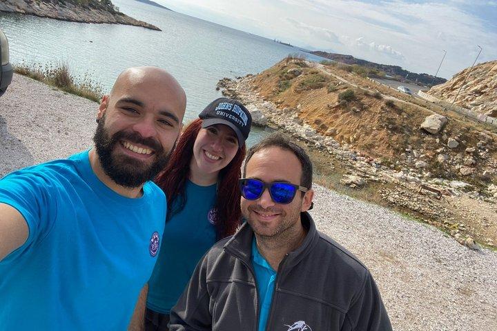 Buceo premium en doble costa en Atenas para buzos certificados
