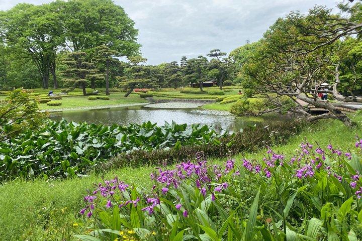 Imperial Palace East Garden en Edo Castle Wandeltocht in Tokio