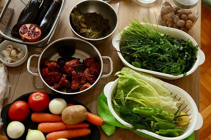 Istanbul Vegane/vegetarische Hausmannskost mit einer einheimischen Mutter