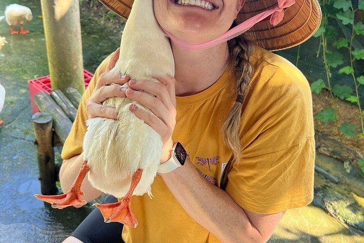 ホイアンコーヒーメーカー教室とダックリーダーカントリーサイドツアー