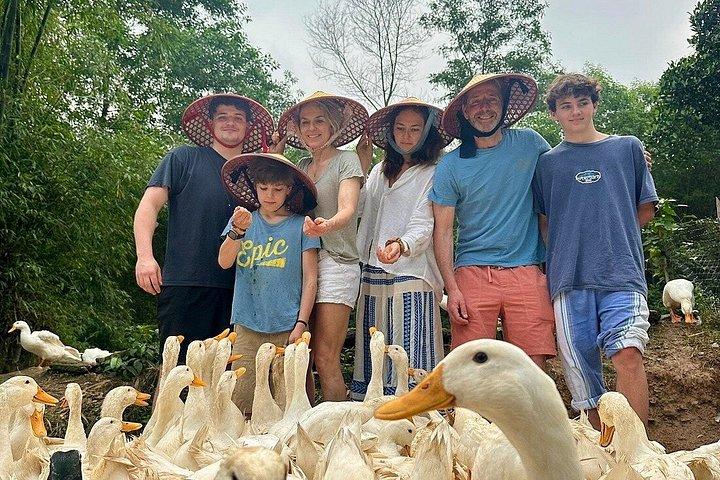 ホイアンコーヒーメーカー教室とダックリーダーカントリーサイドツアー