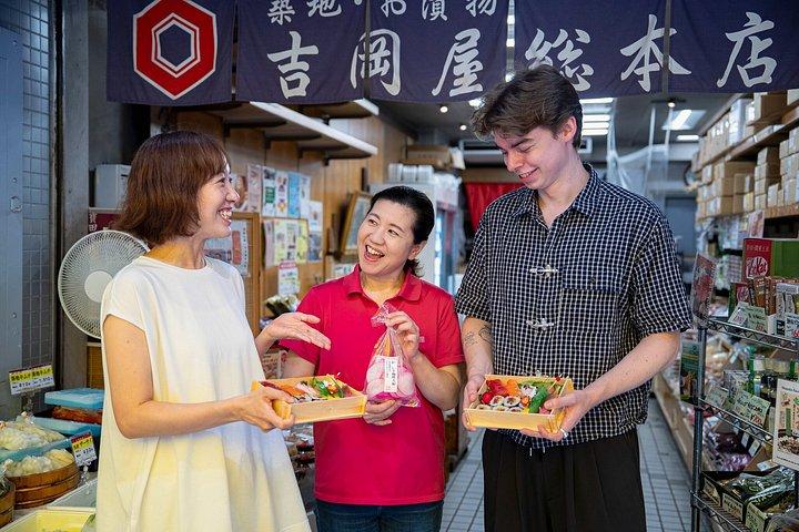 東京：築地場外市場インサイダーツアー＆寿司作り教室