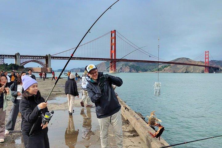 Crabbing Under The Golden Gate Bridge
