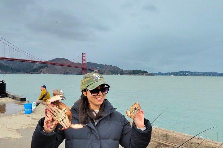 Crabbing Under The Golden Gate Bridge