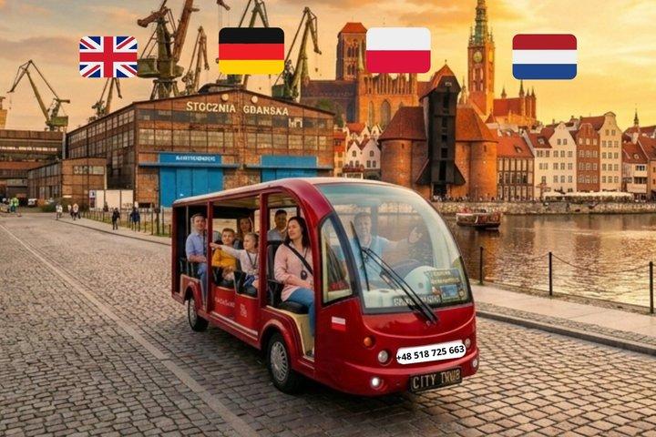 GDANSK City Tour en carrito de golf Guía en vivo y visitas turísticas 60 min