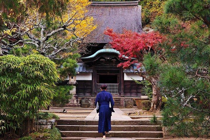 Kamakura Samurai Legender Shrines og den store Buddha