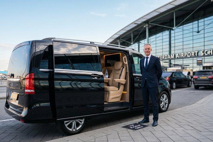 Amsterdam : Transfert privé Aéroport AMS ⇄ Amsterdam/Rotterdam