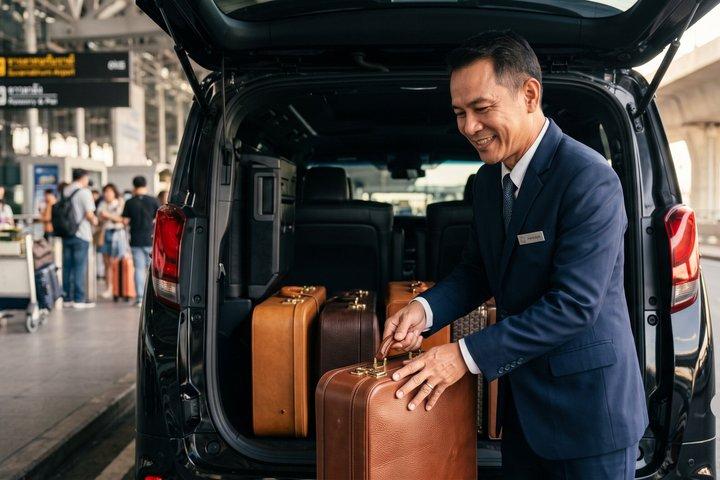 Bangkok : BKK/DMK Airport Privat transfer til/fra Bangkok/Pattaya