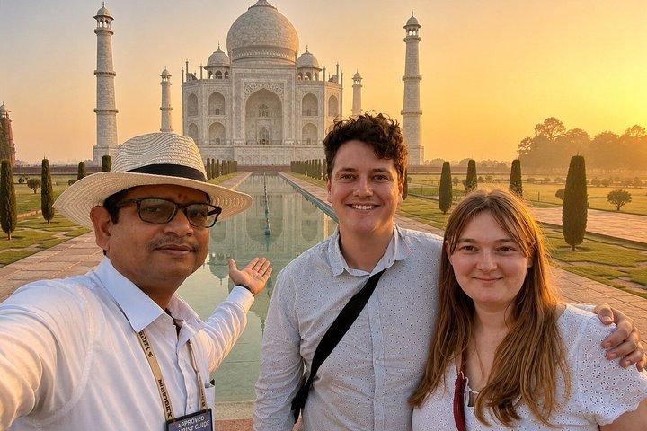 Sunrise Taj Mahal & Agra Fort : Baby Taj & Hidden Red Taj