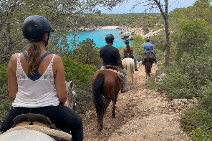 Menorca: Horseback Ride to Cala Mitjana with Coastal Views