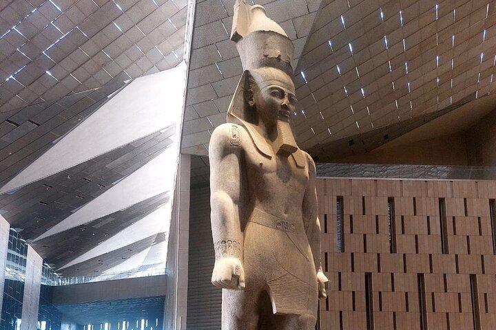 Piramidi di Giza, Grand Museum e bazar locali dall'aeroporto del Cairo
