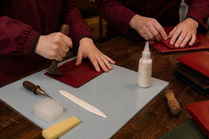 Leather Passport Holder Workshop in Florence Historic Centre
