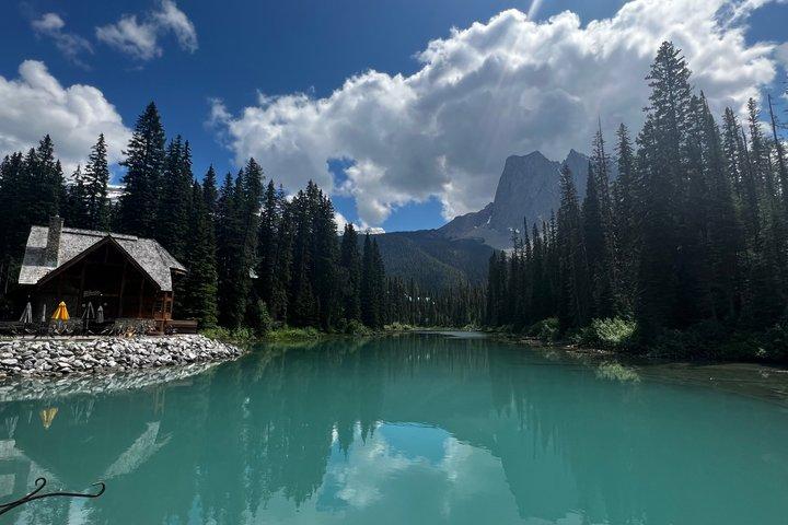 Lake Louise, Moraine Lake og Yoho Waterfalls fra Golden BC Tour