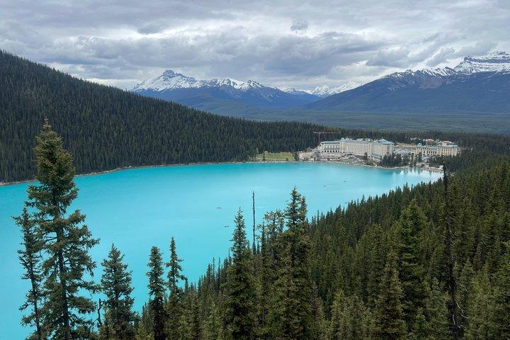 Lake Louise, Moraine Lake og Yoho Waterfalls fra Golden BC Tour