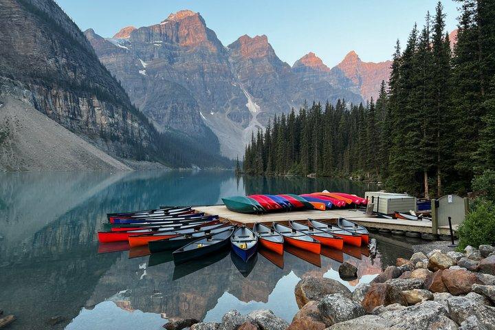 Lake Louise, Moraine Lake og Yoho Waterfalls fra Golden BC Tour