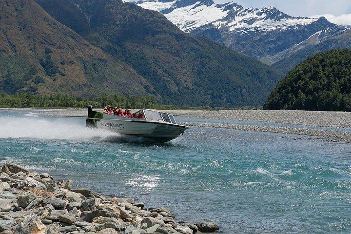 Mt Aspiring Jet Boat & Wilderness Walk - Kleingruppe, Wanaka