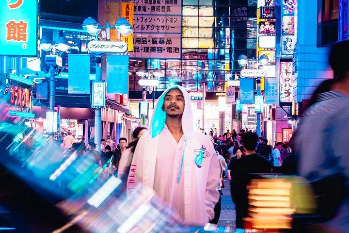 ユキによるプライベート東京ネオン写真撮影