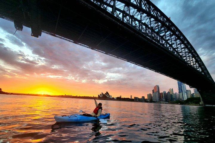 Small Group Sydney Sunrise Kayak Tour Opera and Harbour Bridge