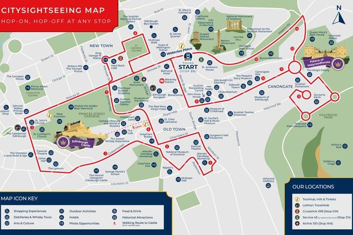 City Sightseeing Edinburgh Hop-On Hop-Off Bus Tour + Kids Go Free