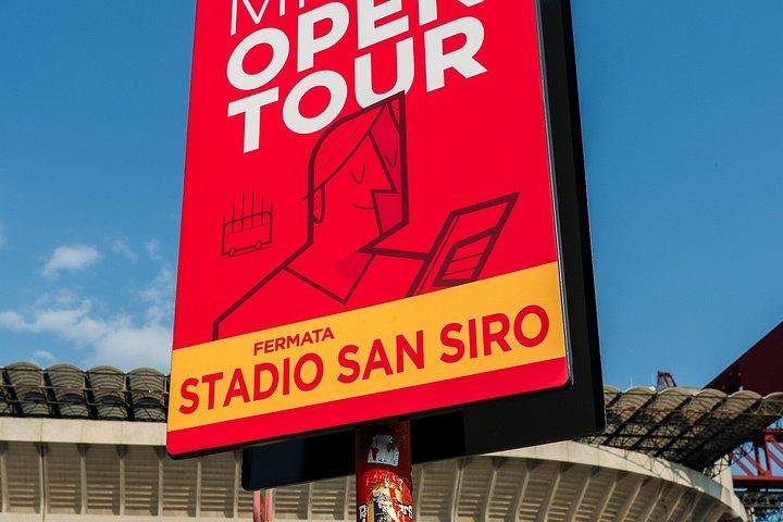 サン・シーロ博物館チケットとグレーラインミラノ乗り放題バス