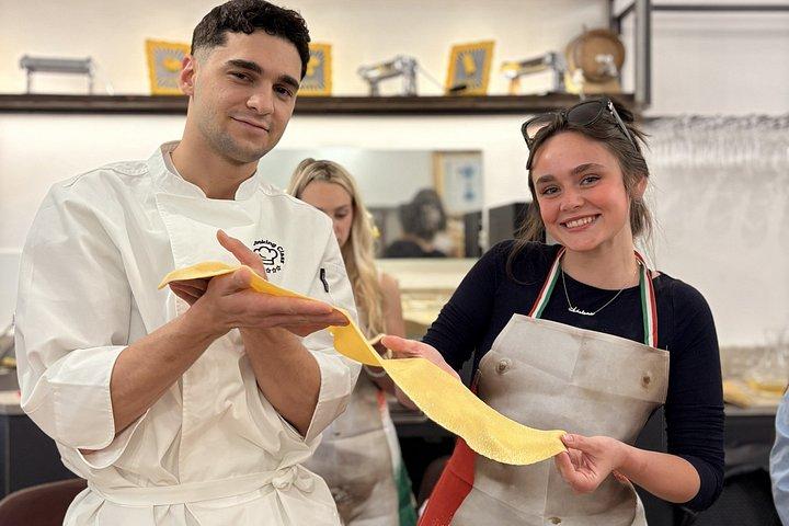 Florence: PRIVATE Family Cooking Class & Wine and Soft Drinks