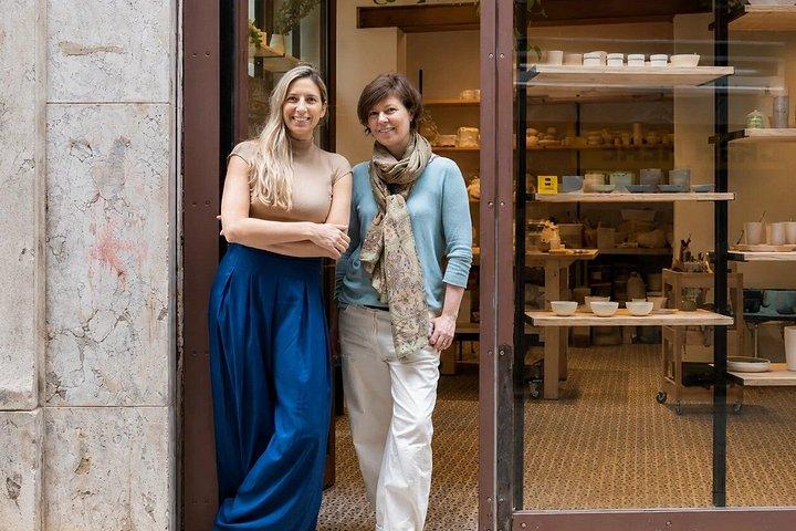 Töpferradwerkstatt in einem authentischen Venediger Handwerkerstudio