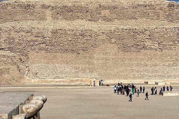 Excursion privée d'une journée à Saqqara, Memphis et Dahshur Pyramids
