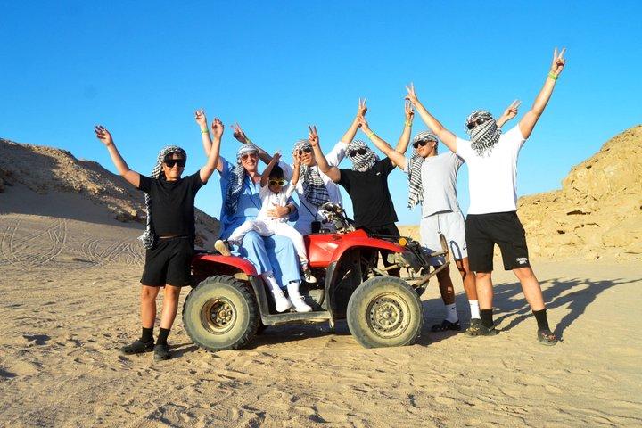 Hurghada Desert Safari: Quad, Buggy, 4X4 Jeep, BBQ Dinner & Show