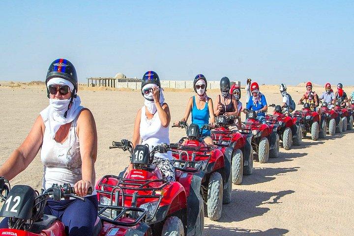 フルガダ砂漠サファリ：クワッド、バギー、4X4ジープ、BBQディナー＆ショー