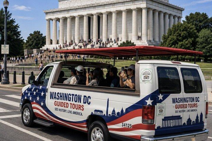 Washington D.C. Monumenter og mindesmærker Guided Open-Air Cruiser Tour