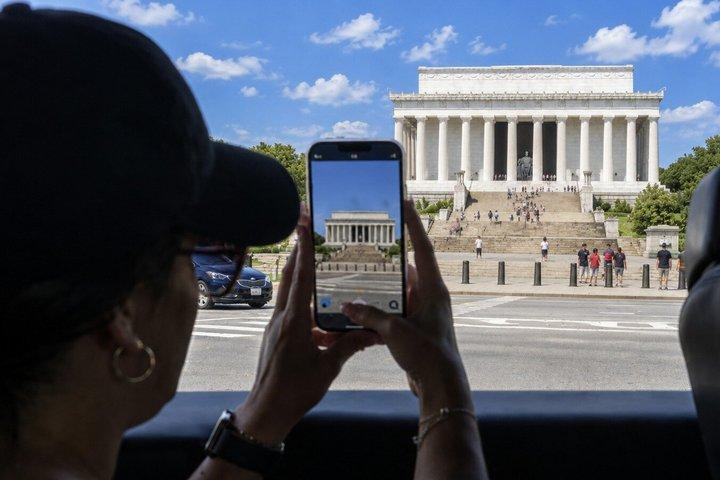 Washington D.C. Monumenter og mindesmærker Guided Open-Air Cruiser Tour