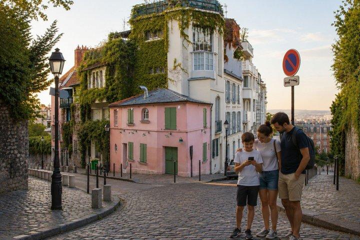 Parijs Montmartre speurtocht & zelfgeleide stadswandeling