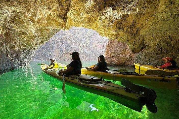 Las Vegas : Tour guiado en kayak por la cueva Esmeralda - Autoconducción