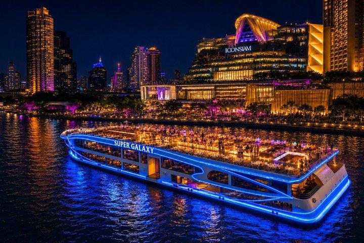 Bangkok Super Galaxy Luxe Diner Cruise op Chao Phraya River