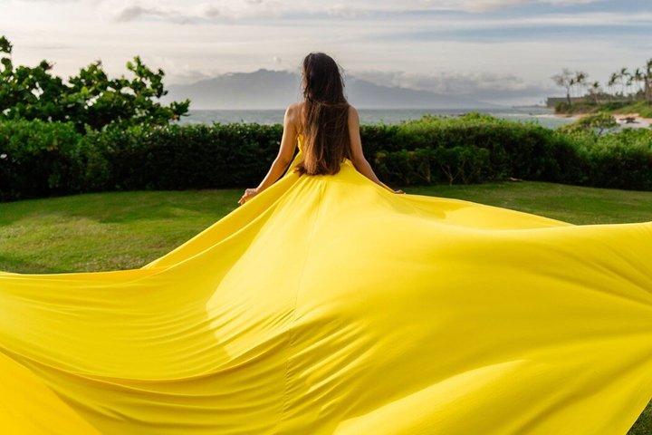マウイ島フライングドレスコンテンツ写真撮影体験