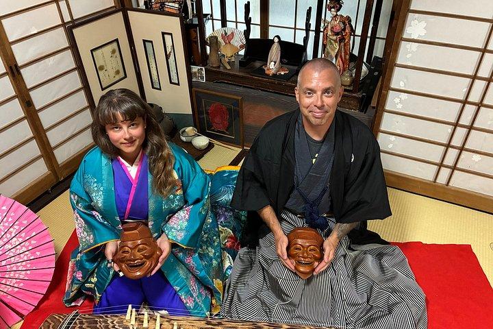 Hiroshima Kimono Koto and simple tea experience
