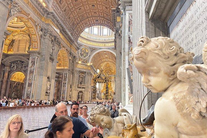 Petersbasilika, unterirdischer und Kuppeleinstieg mit Audio-App