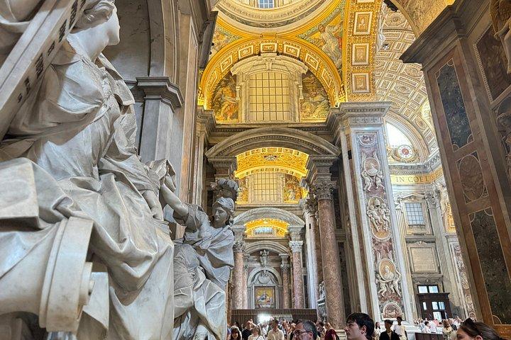 Petersbasilika, unterirdischer und Kuppeleinstieg mit Audio-App
