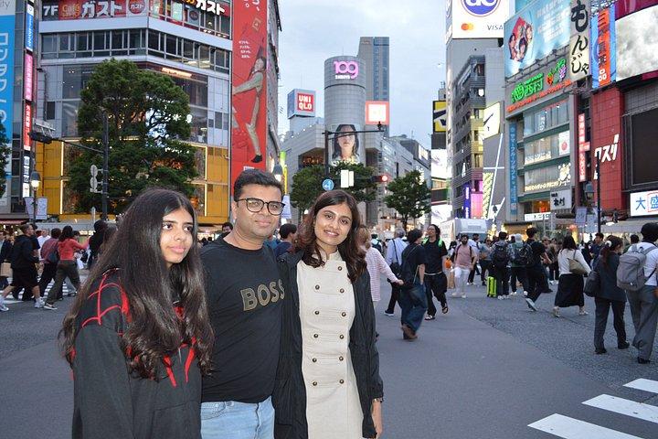 渋谷ナイトツアーネオンストリートとパノラマ