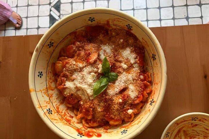 ディナーワインとリモンチェロでモノポリパスタ作り体験